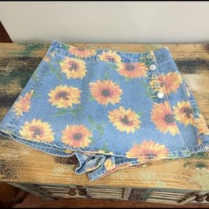 BDG Sunflower Denim Skort