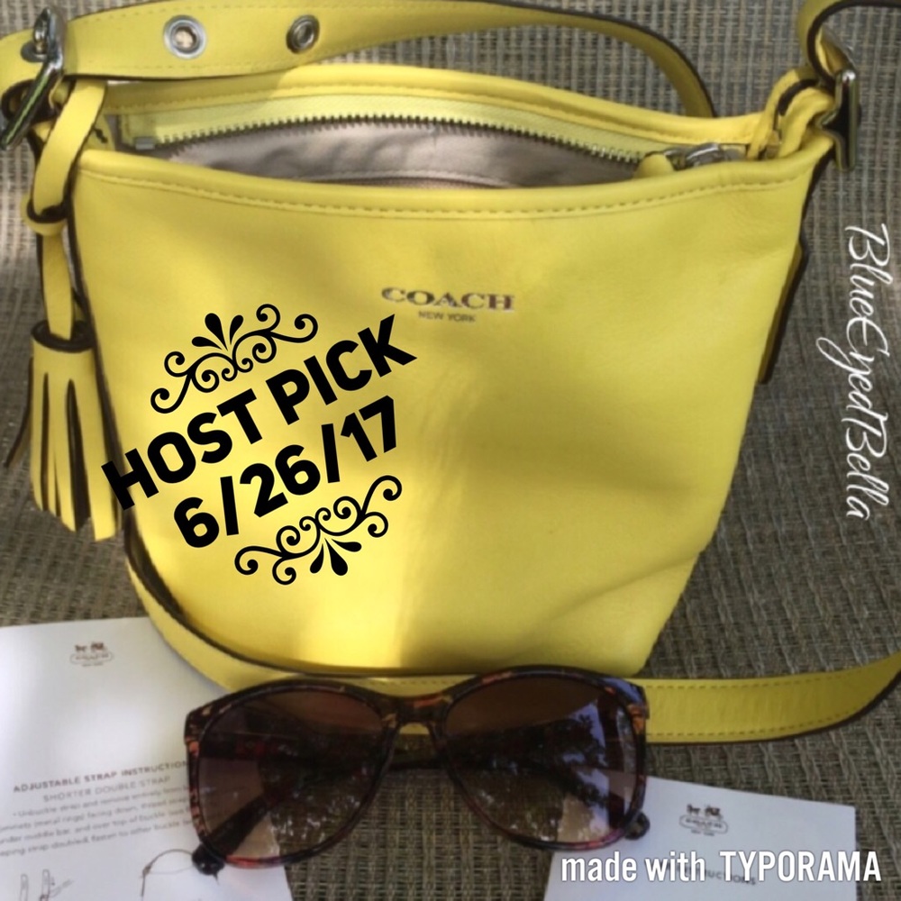 🎉HOST PICK 🎉COACH MINI BUCKET BAG 🎊