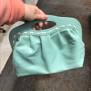 Candie's Turquoise Clutch