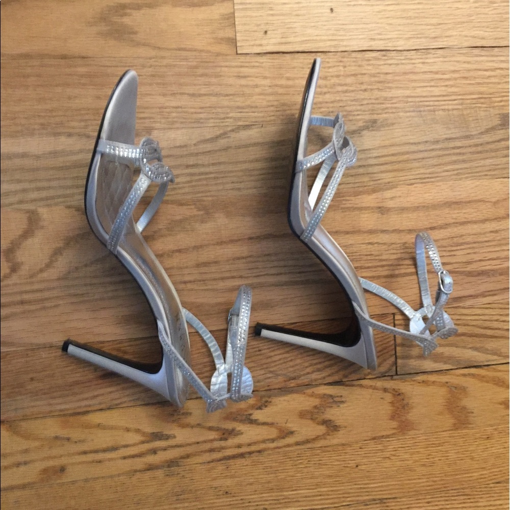 Ralph Lauren silver sandals