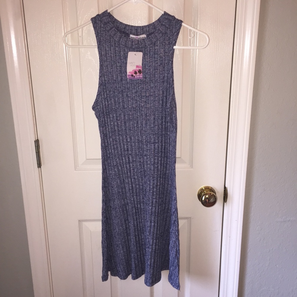 ❌SOLD❌DAINTY HOOLIGAN denim blue dress