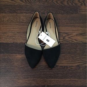 Black Merona Flats