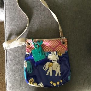 Elephant fossil crossbody