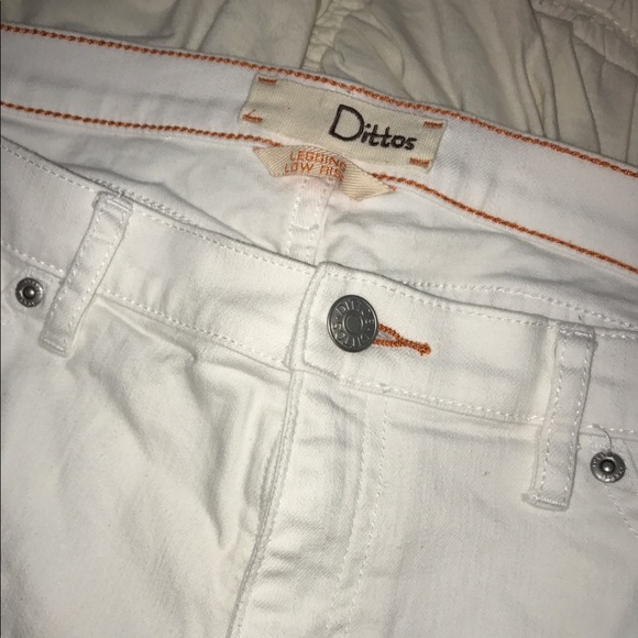 Dittos skinny, low rise, white ripped jeans - Picture 3 of 4