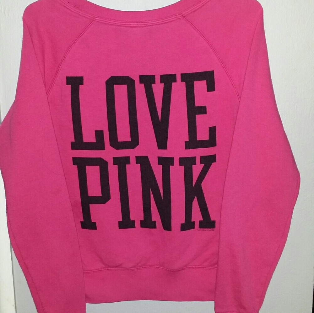 🌈PINK VS Super Sexy Pink Sweater Size XS
