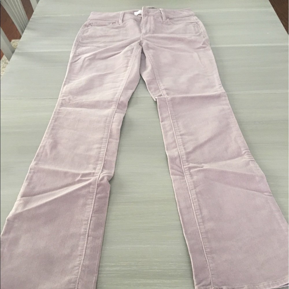 NWT Ann Taylor Loft Lavender Corduroy Pants 27