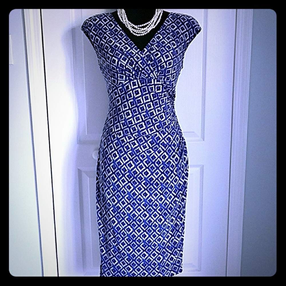 SALE! Cap sleeve faux wrap dress by Ralph Lauren