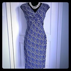 SALE! Cap sleeve faux wrap dress by Ralph Lauren