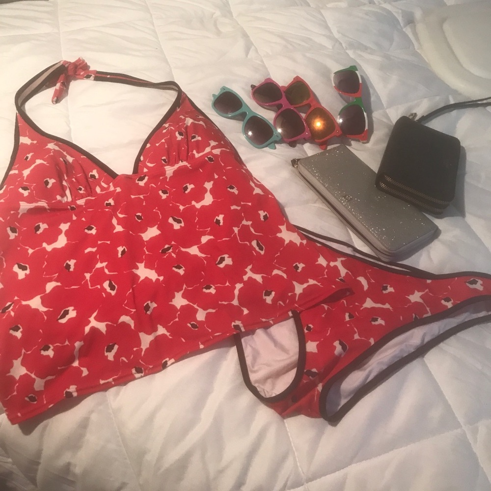 VS red/black/white Poppy Tankini.  Super cute!