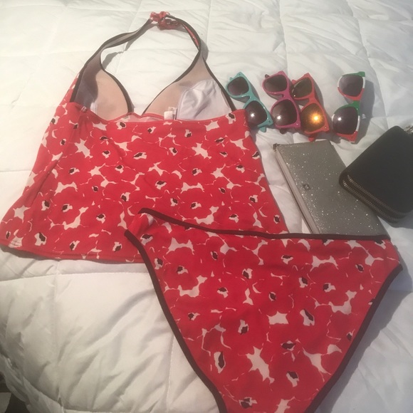 VS red/black/white Poppy Tankini.  Super cute! - Picture 2 of 2