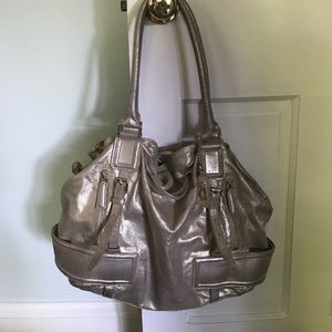 Metallic Cole Haan bag