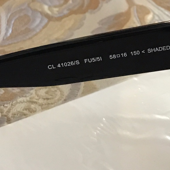 Celine Shadow Sunglasses Black Tortoise CL41026S - Picture 7 of 8