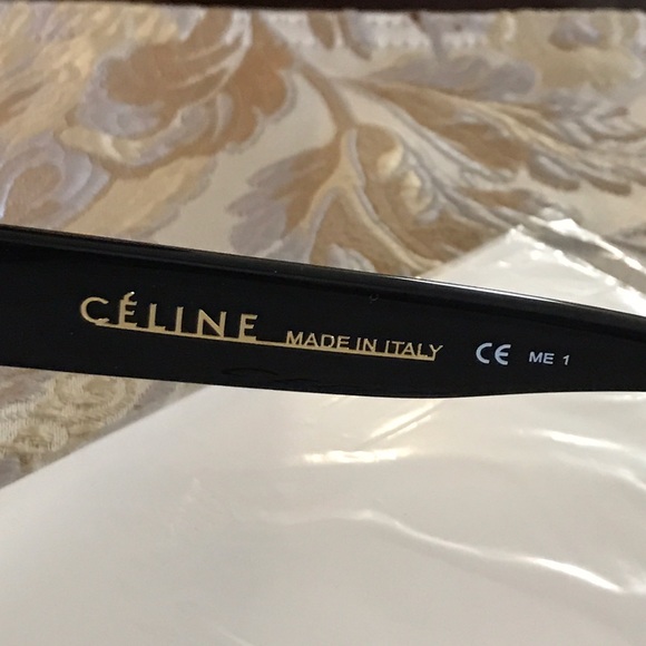 Celine Shadow Sunglasses Black Tortoise CL41026S - Picture 8 of 8