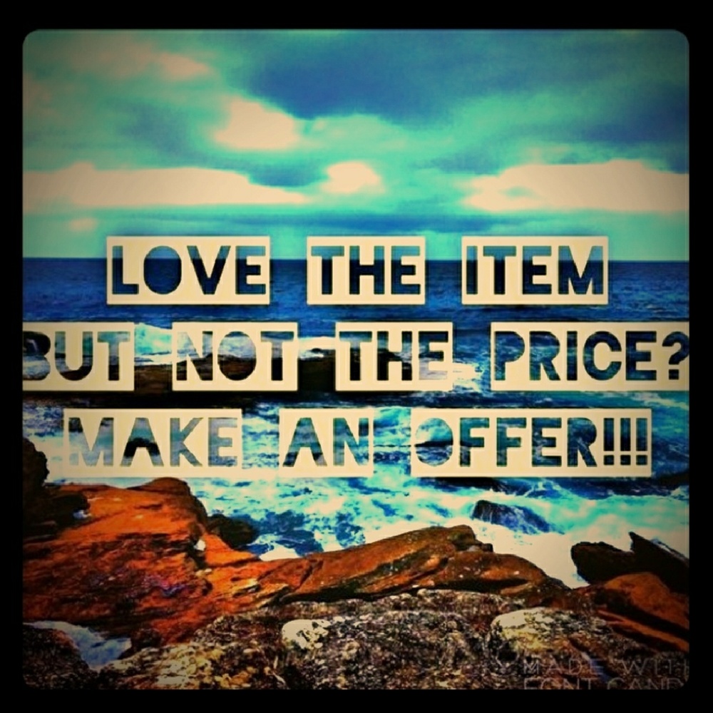 Accepting all reasonable offers!