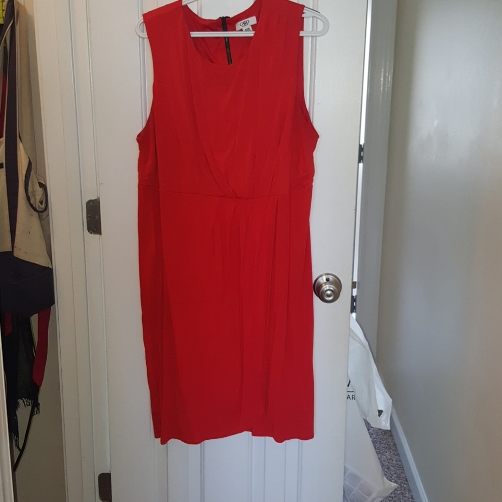 Burnt orange dress