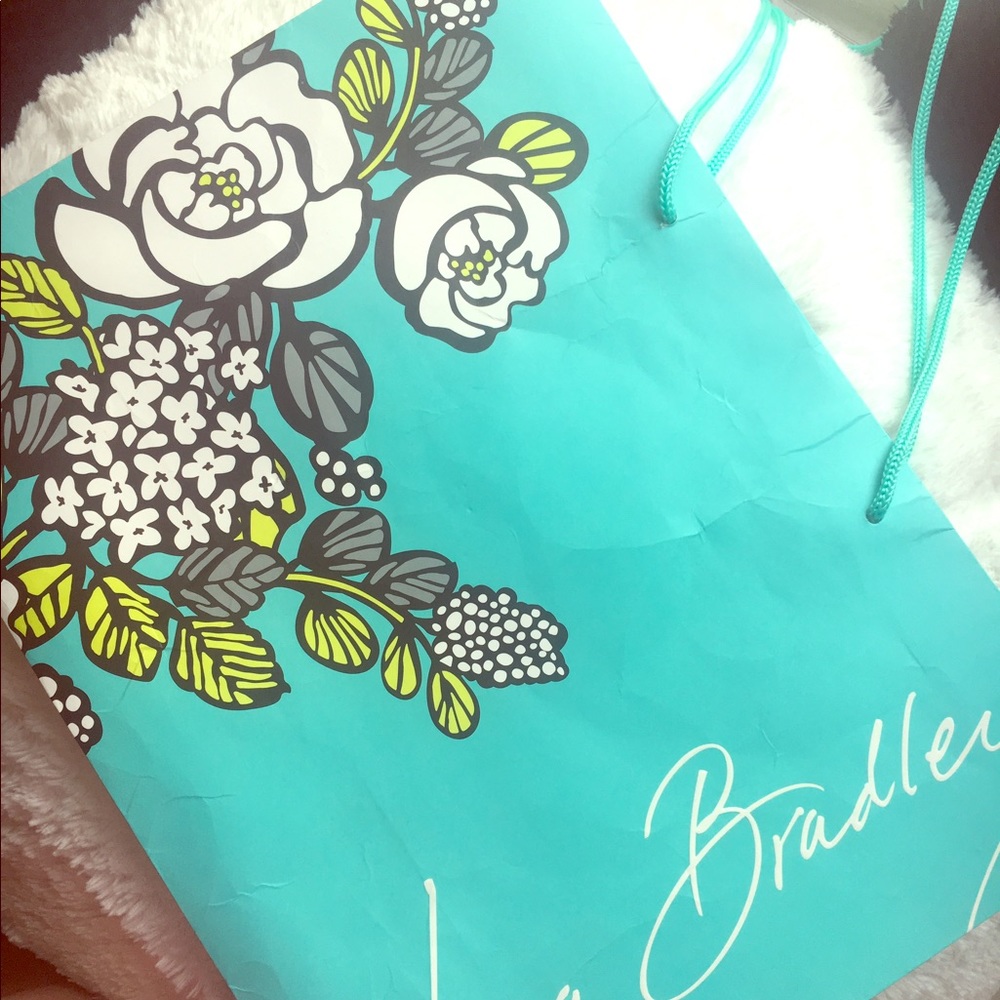 Large Vera Bradley Shopping Bag in Island Blooms