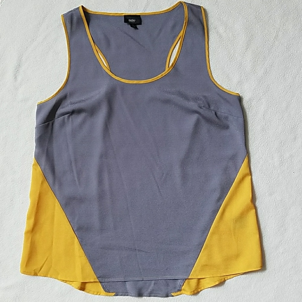 Racerback tank top blouse
