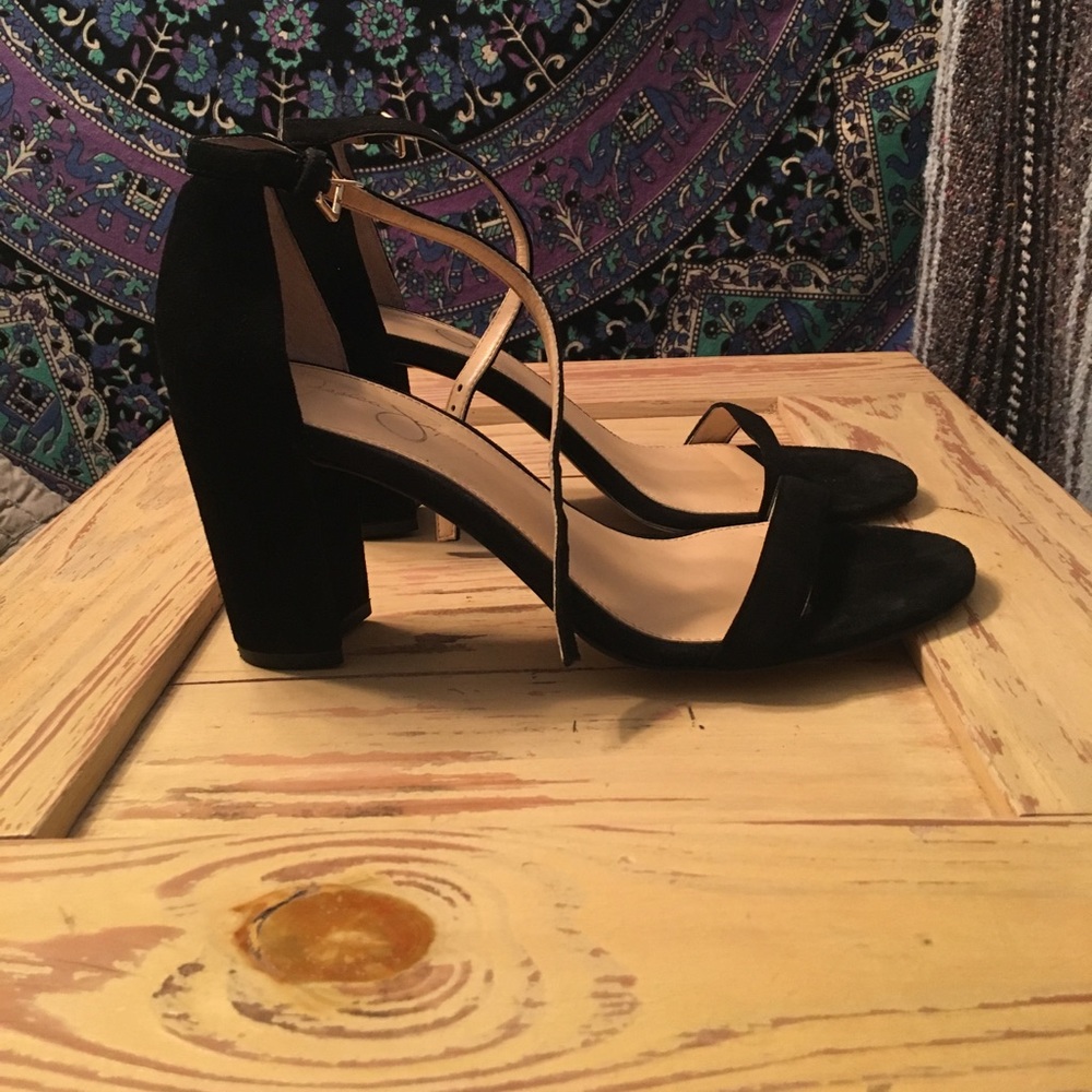 Jessica Simpson open toe heels