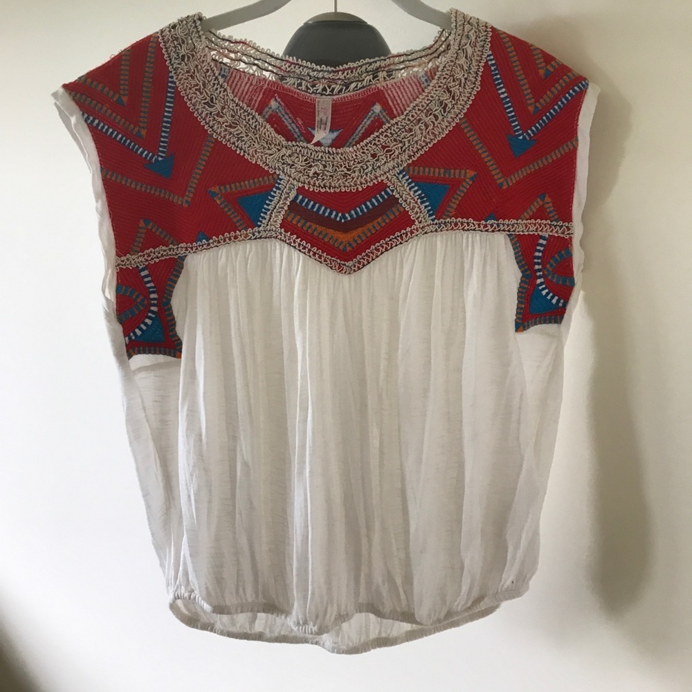 Free People Patterned top