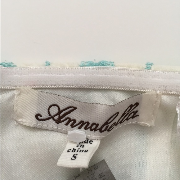 PRETTY BRODERIE STRAPLESS DRESS - Picture 7 of 7