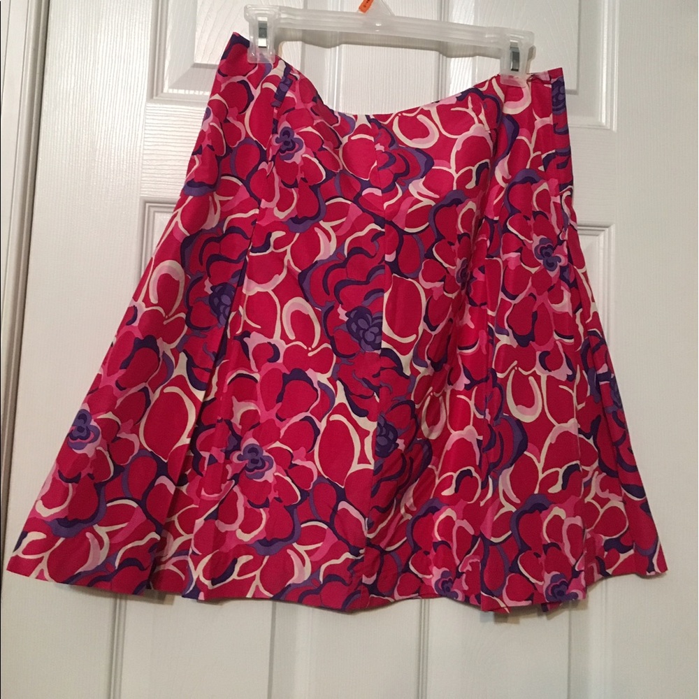 Lilly Pulitzer Silk Pleated Skirt