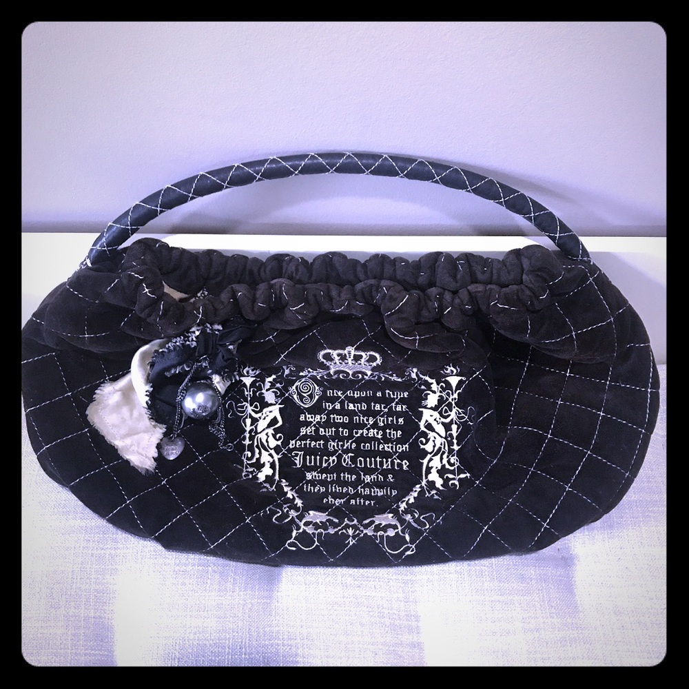 Juicy Couture Black Quilted Purse
