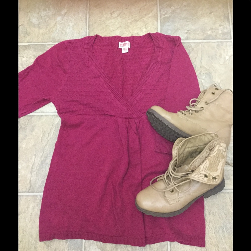 Mossimo 3/4 sleeve Sweater