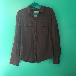 Maroon button up from Garage