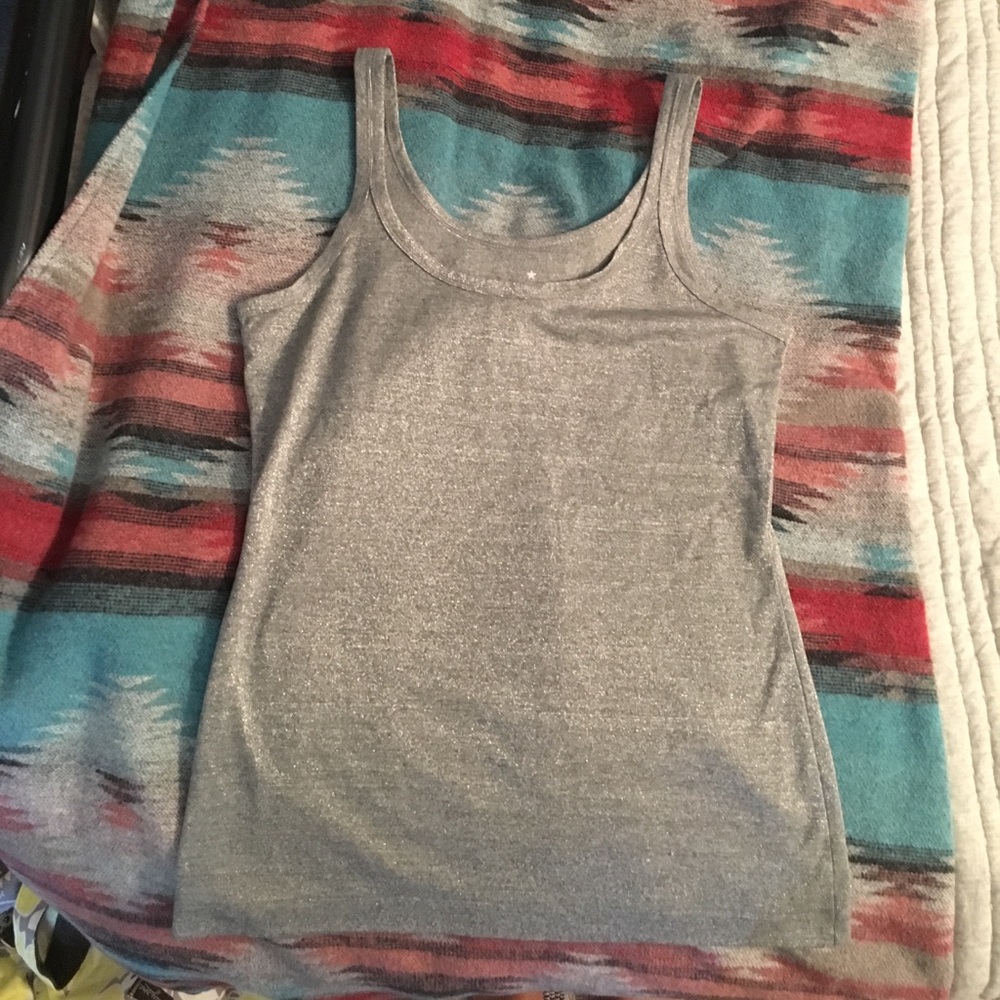 Silver tank top