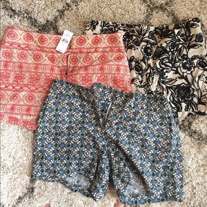 Bundled Loft Shorts all never worn size 0
