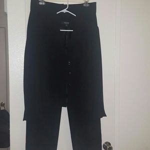 Black pants suit