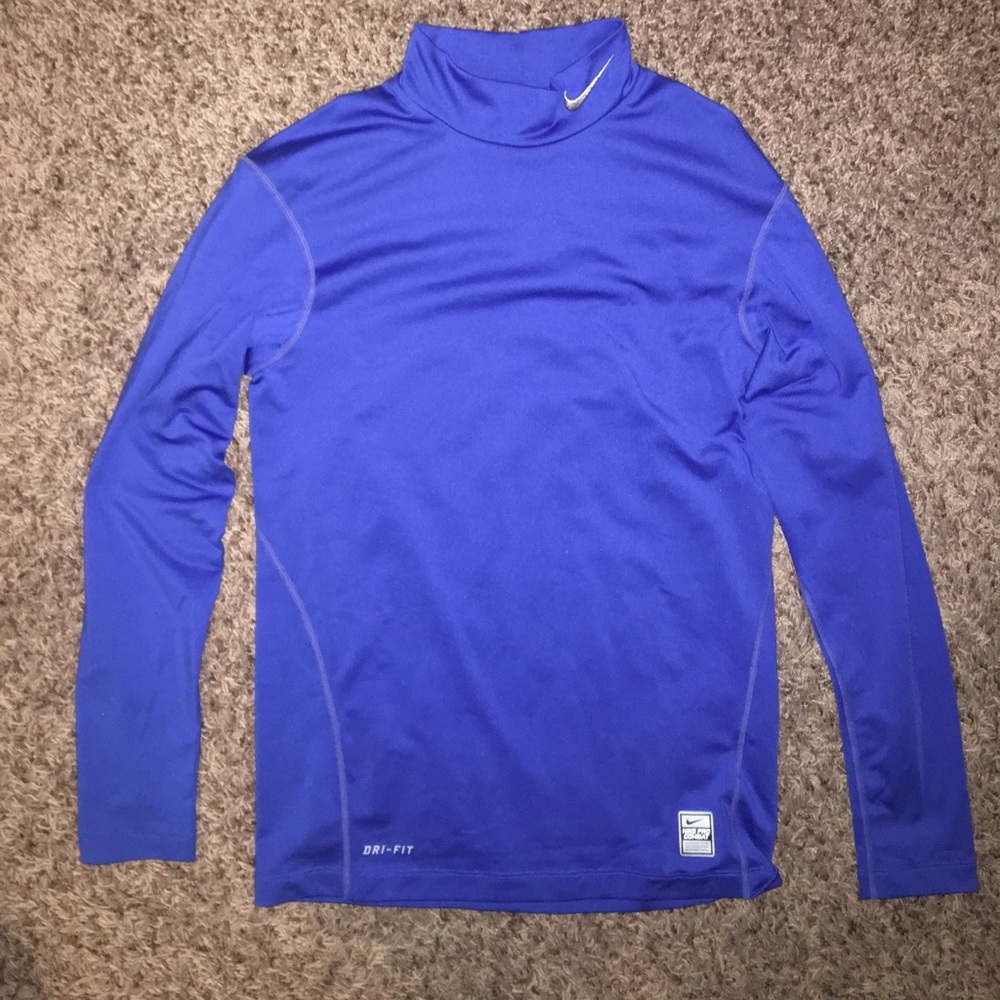 Blue Nike Compression Pro Combat
