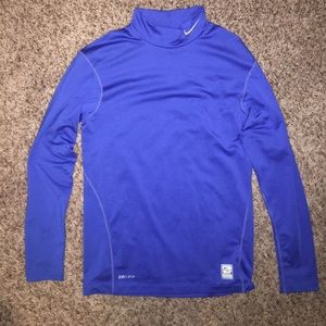 Blue Nike Compression Pro Combat