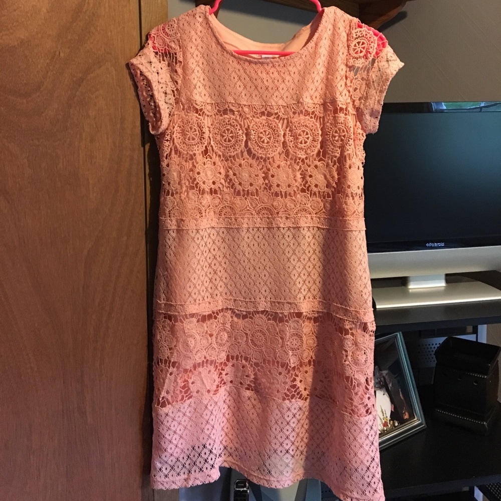 Peach dress