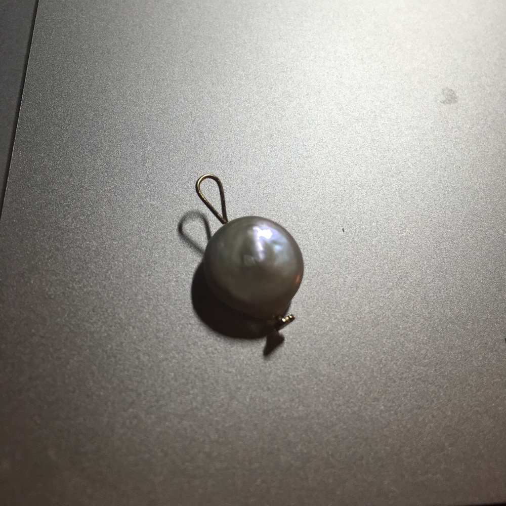Nature fresh water irregular pendant