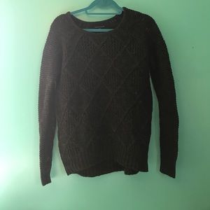 Brown diamond sweater from American Eagle