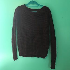 Long maroon sweater from American Eagle