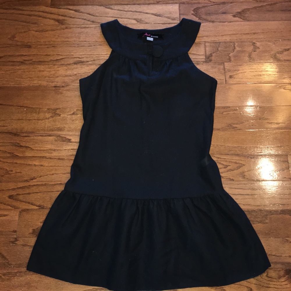 BB Dakota wool black peplum dress. Size M.