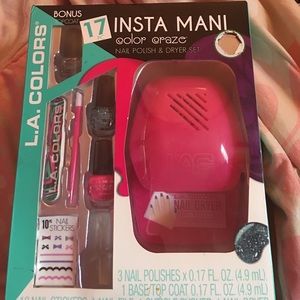 Insta Mani color craze nail polish & Dryer set 😍