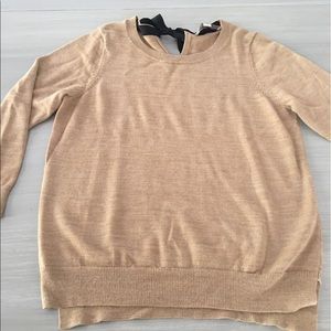 EUC Ann Taylor Loft Wool Blended Tan Sweater Small