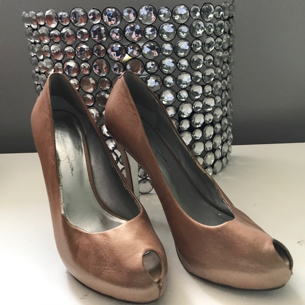 Jessica Simpson Peep Toe Stilletos