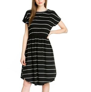 Sweet Pea Brand Striped Smocked Dress