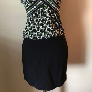 LOFT Mini-skirt, Black, Size 4