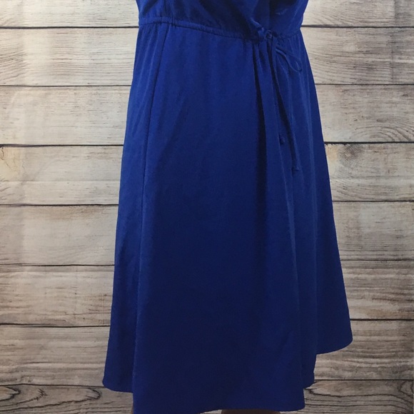 AB Studio Women's Sleeveless Blue Dress Summer 4P - Picture 2 of 7