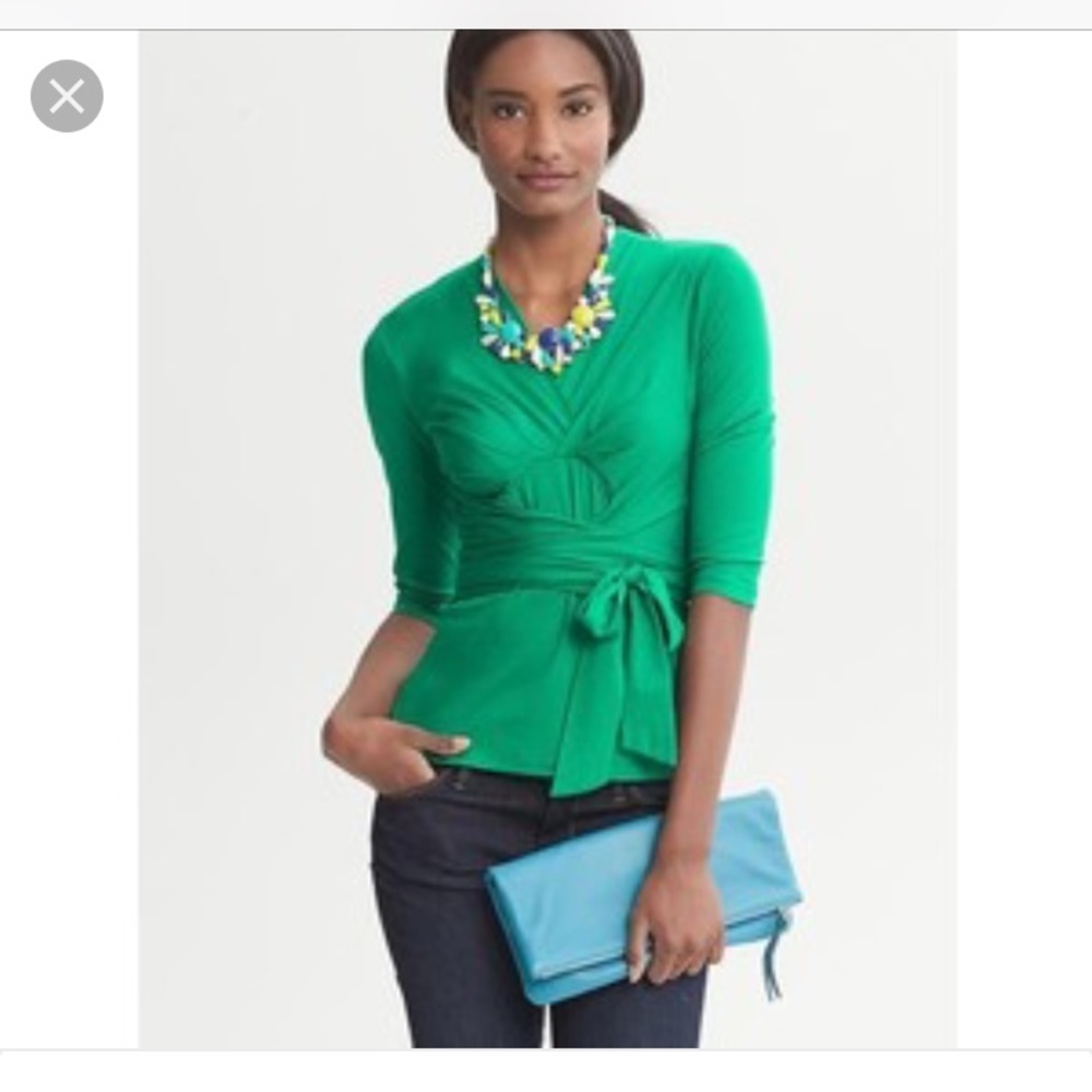 Banana Republic Issa Collection Wrap top - NEW