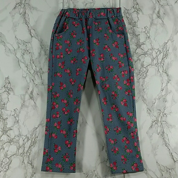 SALE***Gray Roses Pants. Kids   :) - Picture 2 of 4