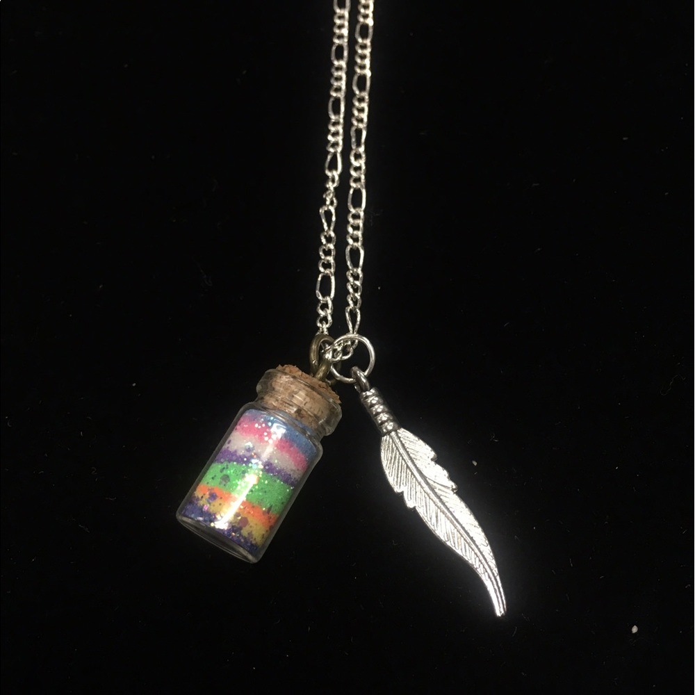Pocahontas inspired hand crafted necklace