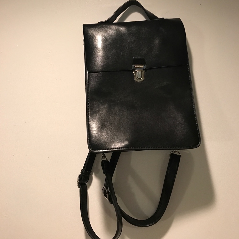 Vegan Leather Carryall backpack