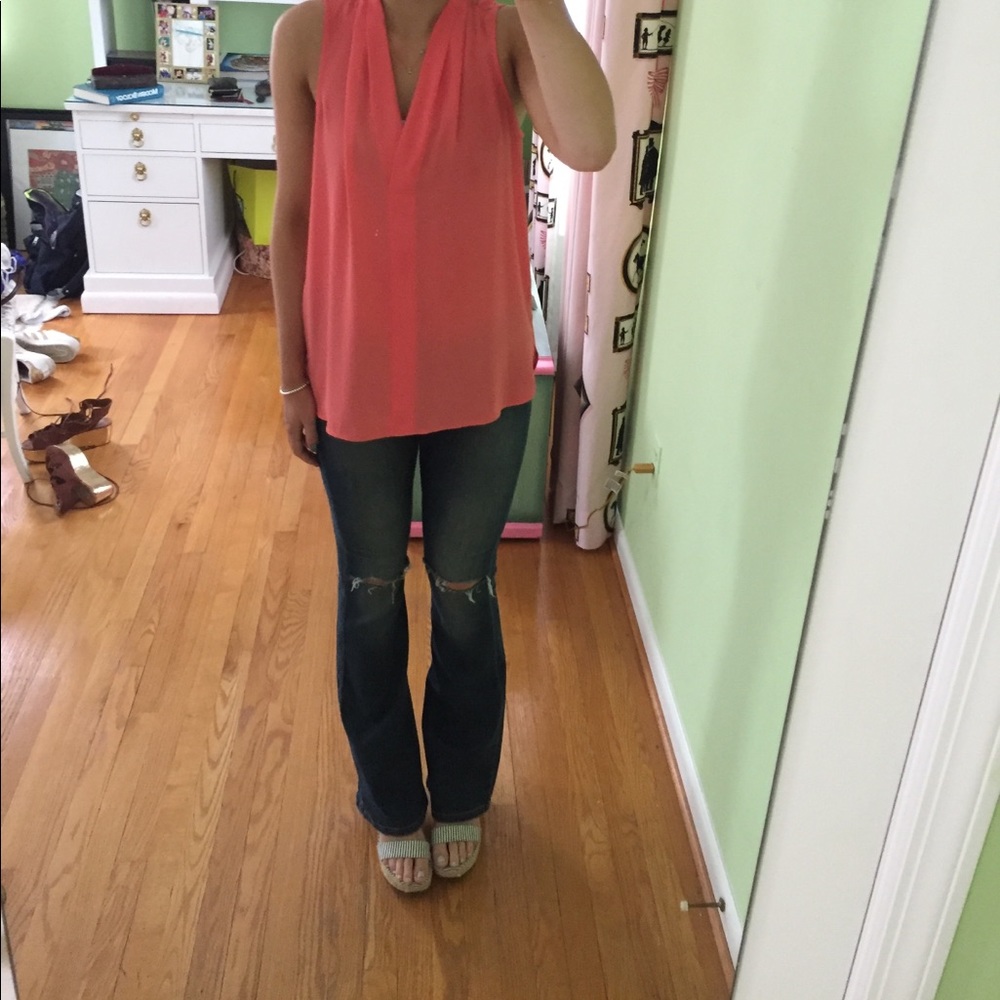 Vince Camuto Salmon Blouse