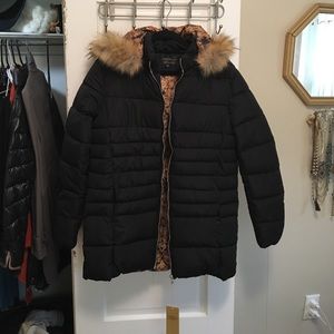 Warm, Goose Down Jacket w/ Hood